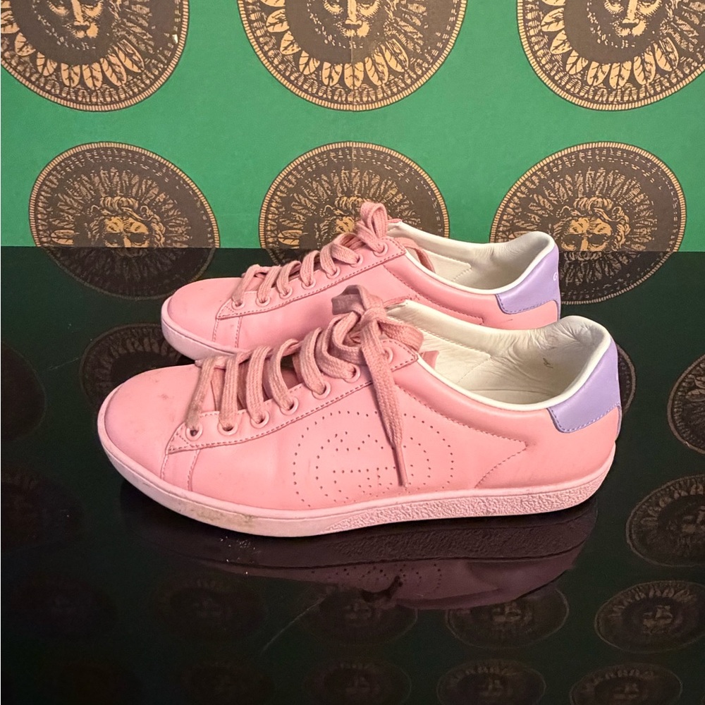 Gucci Pink Women's Sneakers, Size 37